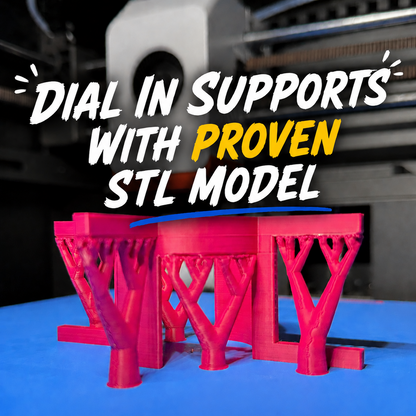 Easy Remove Support Settings + STL Support Tester