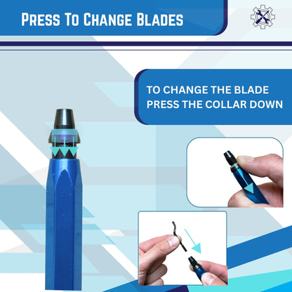 Deburring Tool With High Speed Steel Blade For 3dprinting , Metal, Plastics , and Woodworking